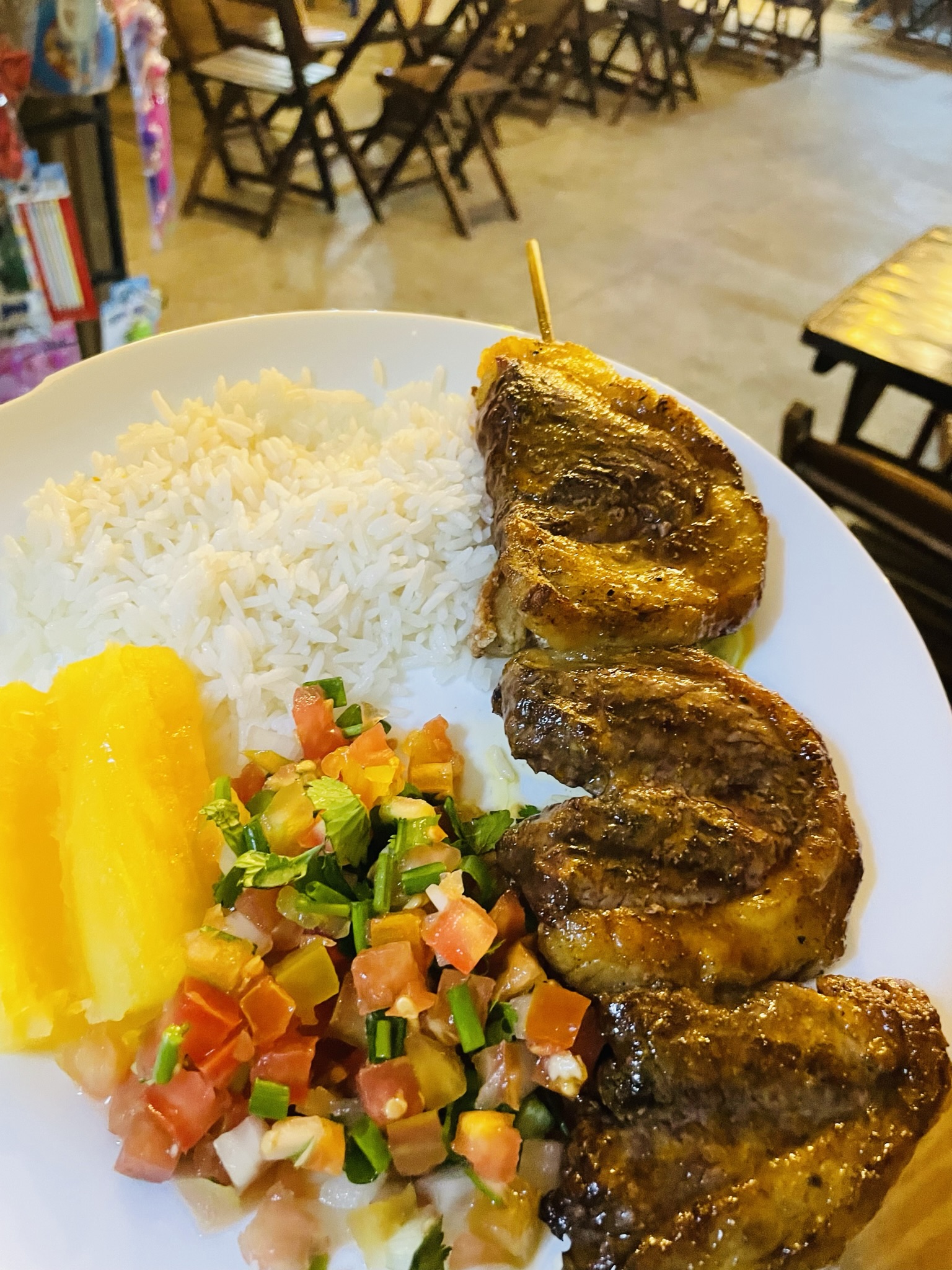 Espetinhos artesanais